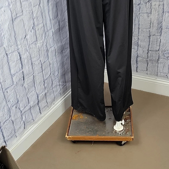 Black SEQUINED CUT OUT Wide Leg Jumpsuit - Picture 10 of 10